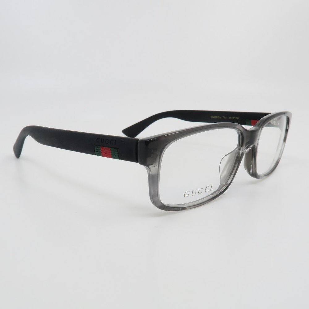 Gucci GG0012OA 003 55 Grey/Rubber Black Men